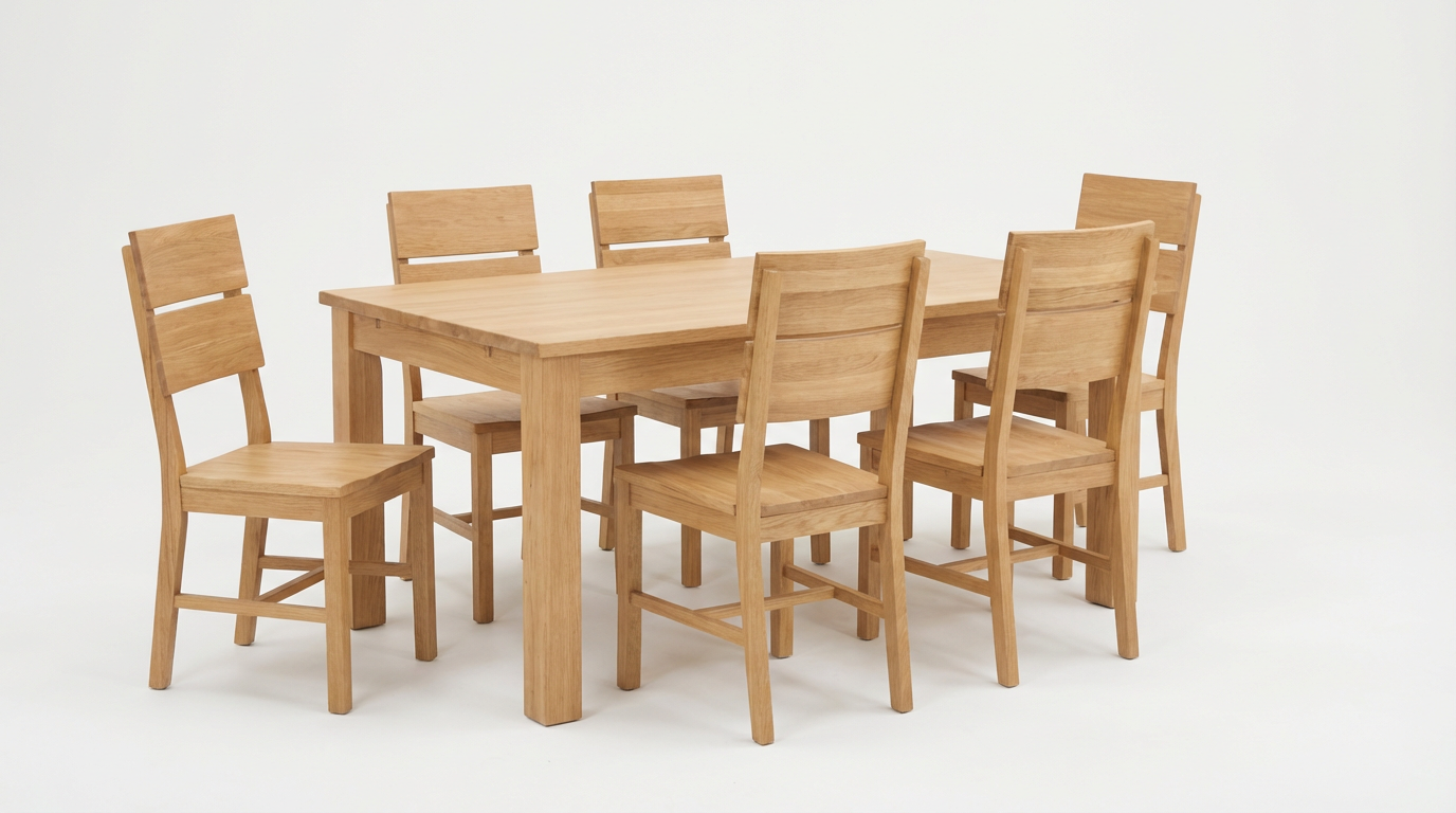 Modern sofa on white background before AI interior scene